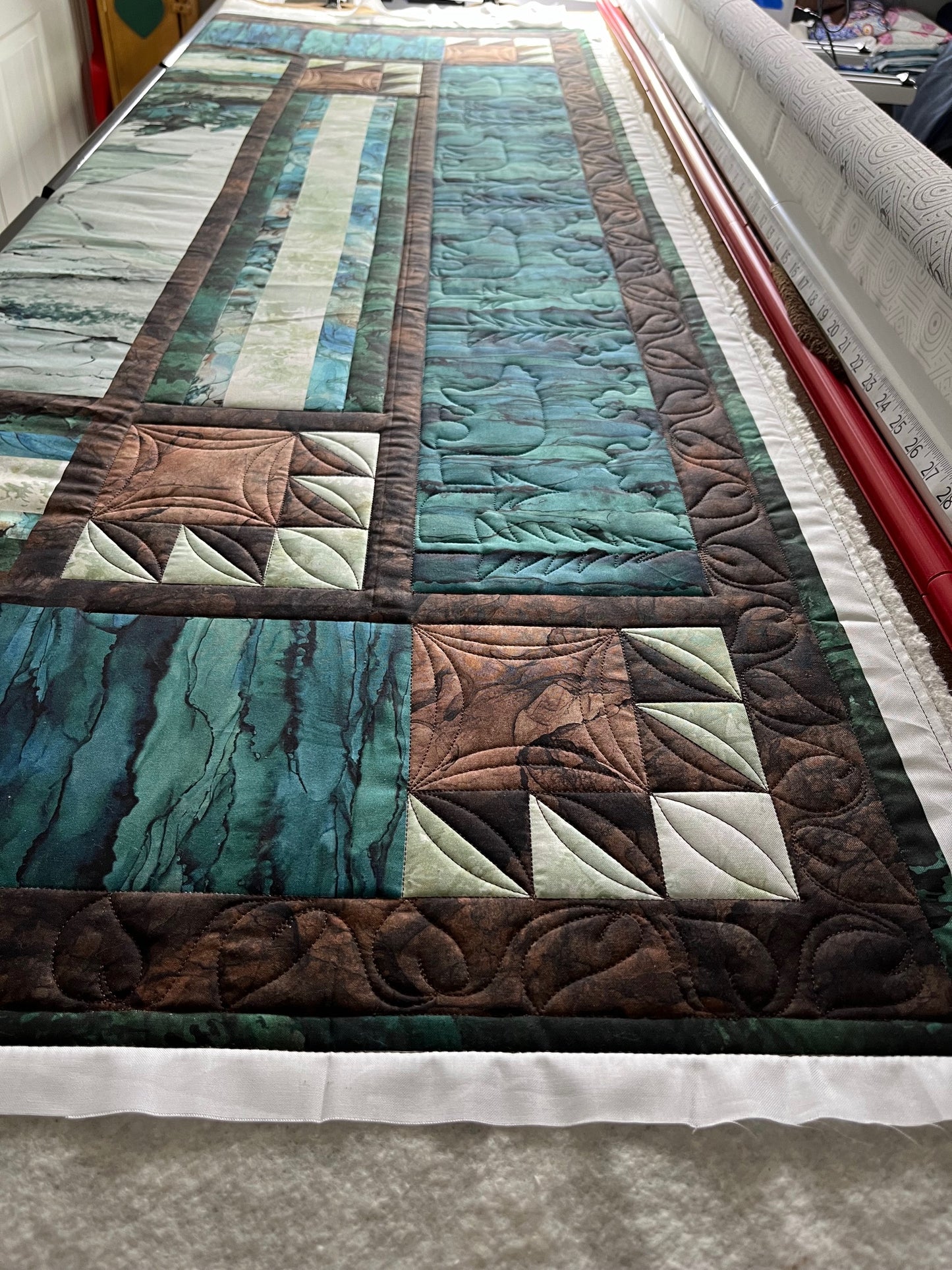 Northern Peaks Quilt 62"x72"