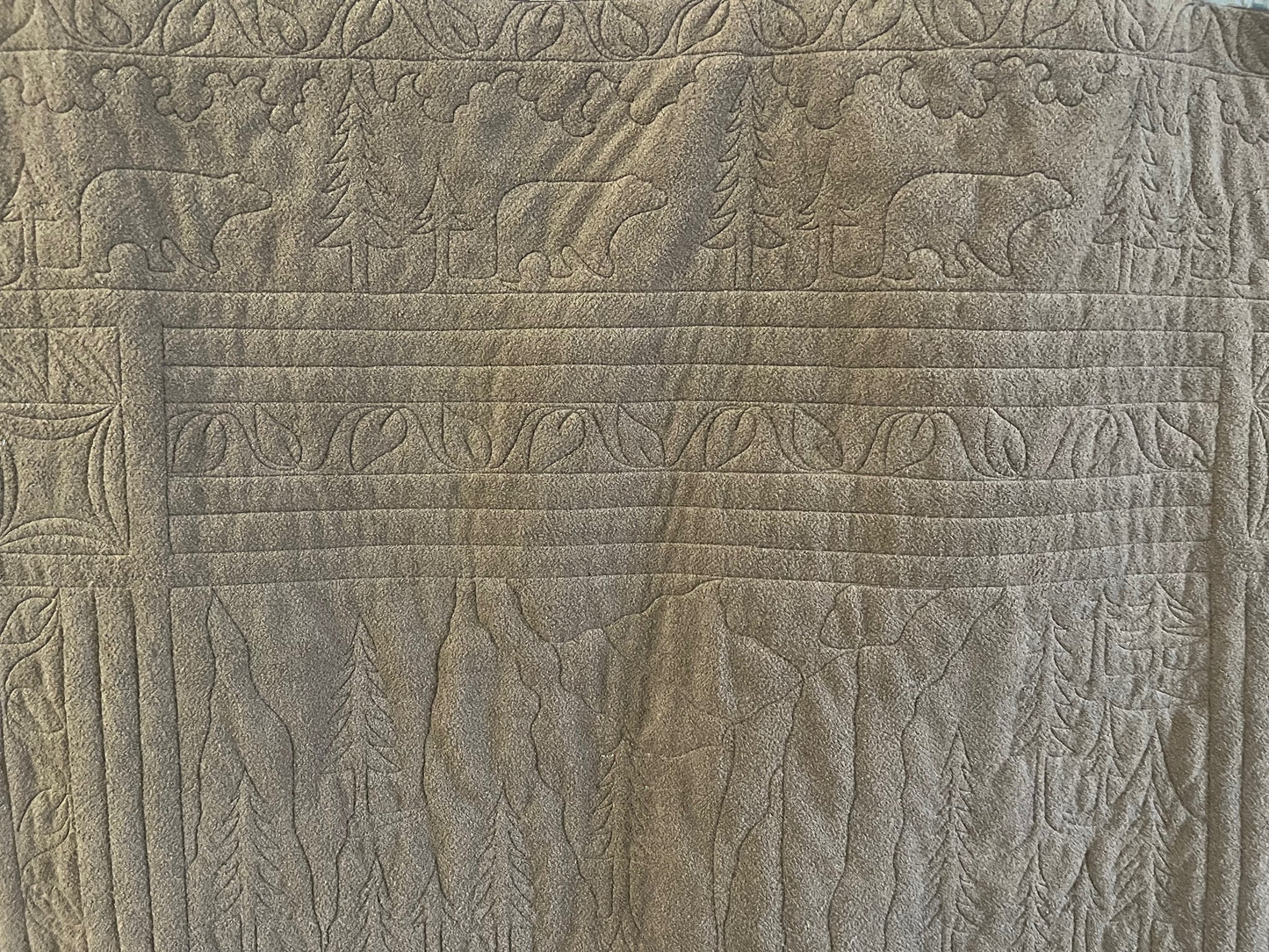 Northern Peaks Quilt 62"x72"