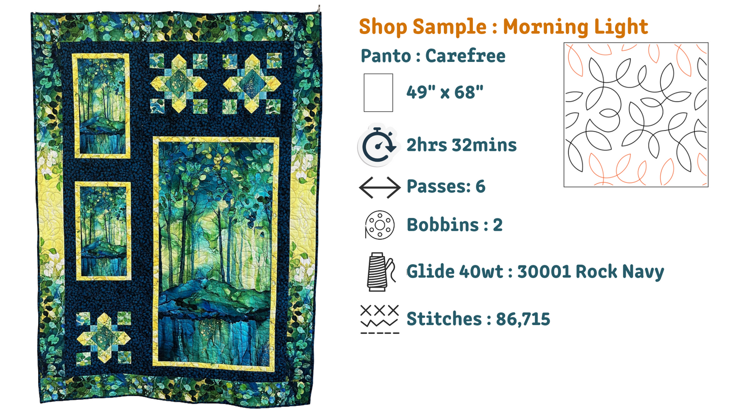 Morning Light Quilt 49"x68"